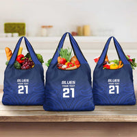 New Zealand Rugby Pacific Custom Grocery Bag Kahurangi Auckland All Blue