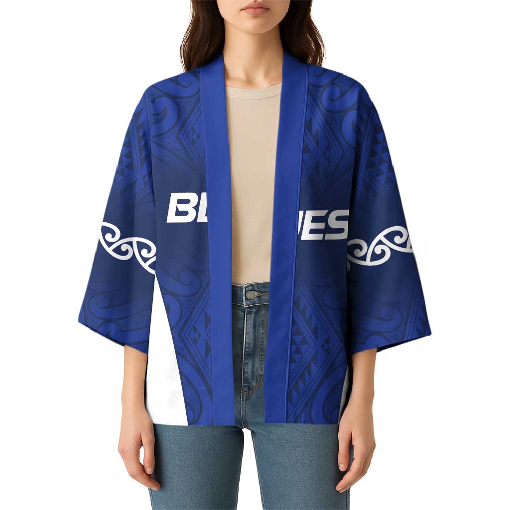 New Zealand Rugby Pacific Custom Kimono Kahurangi Auckland All Blue - Polynesian Pride