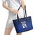 New Zealand Rugby Pacific Custom Leather Tote Bag Kahurangi Auckland All Blue