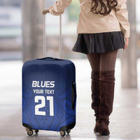 New Zealand Rugby Pacific Custom Luggage Cover Kahurangi Auckland All Blue
