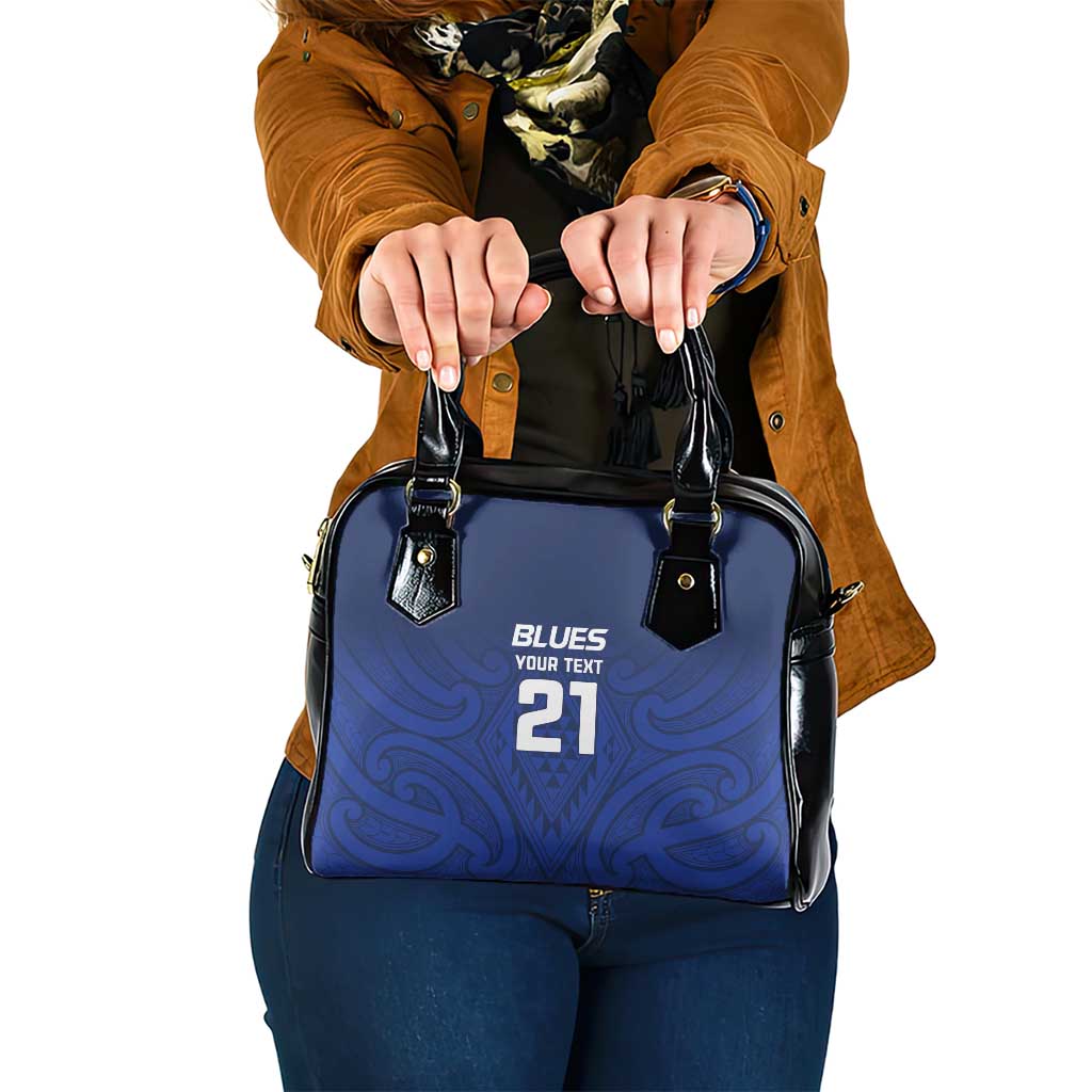 New Zealand Rugby Pacific Custom Shoulder Handbag Kahurangi Auckland All Blue