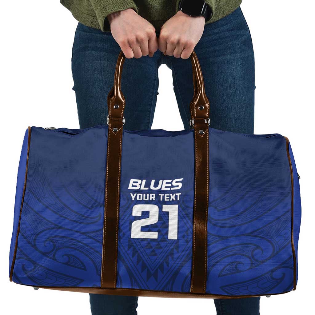 New Zealand Rugby Pacific Custom Travel Bag Kahurangi Auckland All Blue - Polynesian Pride