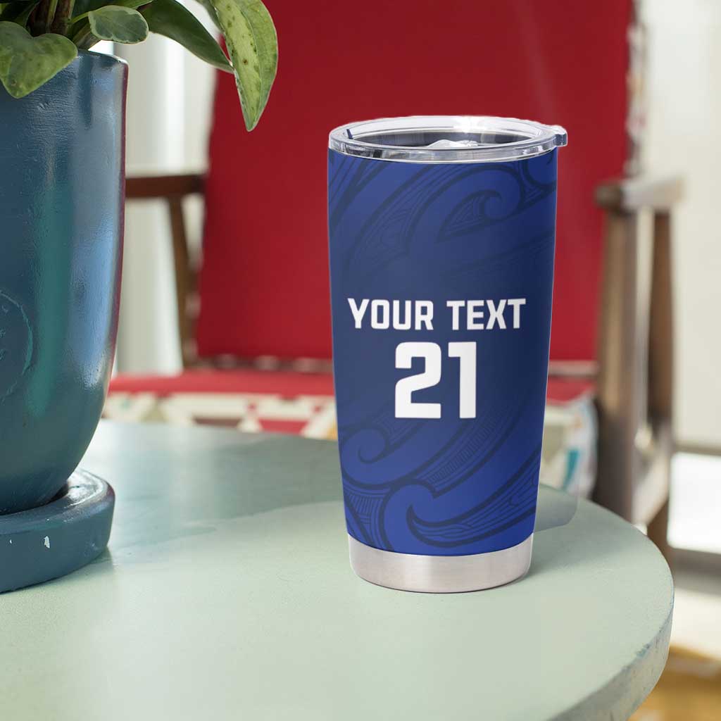 New Zealand Rugby Pacific Custom Tumbler Cup Kahurangi Auckland All Blue
