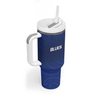 New Zealand Rugby Pacific Custom Tumbler With Handle Kahurangi Auckland All Blue