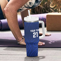 New Zealand Rugby Pacific Custom Tumbler With Handle Kahurangi Auckland All Blue