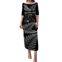 New Zealand Rugby Custom Puletasi Glory Be To Black Silver-fern - Polynesian Pride