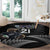 New Zealand Rugby Custom Round Carpet Glory Be To Black Silver-fern - Polynesian Pride