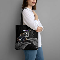 New Zealand Rugby Custom Tote Bag Glory Be To Black Silver-fern LT9 - Polynesian Pride
