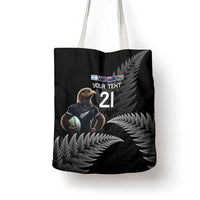 New Zealand Rugby Custom Tote Bag Glory Be To Black Silver-fern LT9 - Polynesian Pride