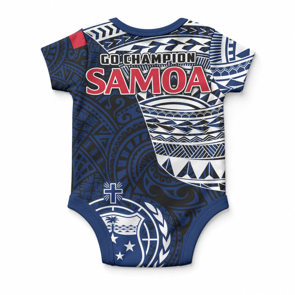 Samoa Rugby Baby Onesie Proud Samoa World Cup 2023 LT9 - Polynesian Pride