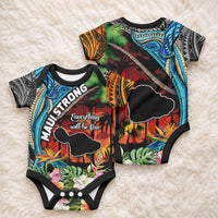 Hawaii Strong Maui Wildfire Baby Onesie Pray For Lahaina Maui LT9 - Polynesian Pride