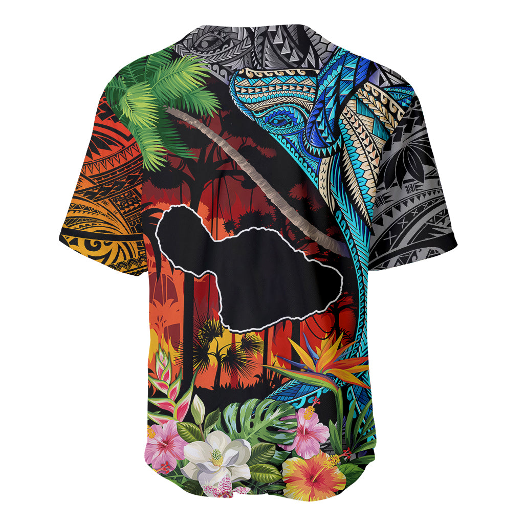 Personalised Hawaii Strong Maui Wildfire Baseball Jersey Pray For Lahaina Maui LT9 - Polynesian Pride