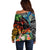 Personalised Hawaii Strong Maui Wildfire Off Shoulder Sweater Pray For Lahaina Maui LT9 - Polynesian Pride