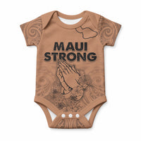 Hawaii Strong Maui Wildfire Baby Onesie No1 LT9 Gold - Polynesian Pride