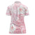 Japan Sakura Floral with Polynesian Vibe Women Polo Shirt