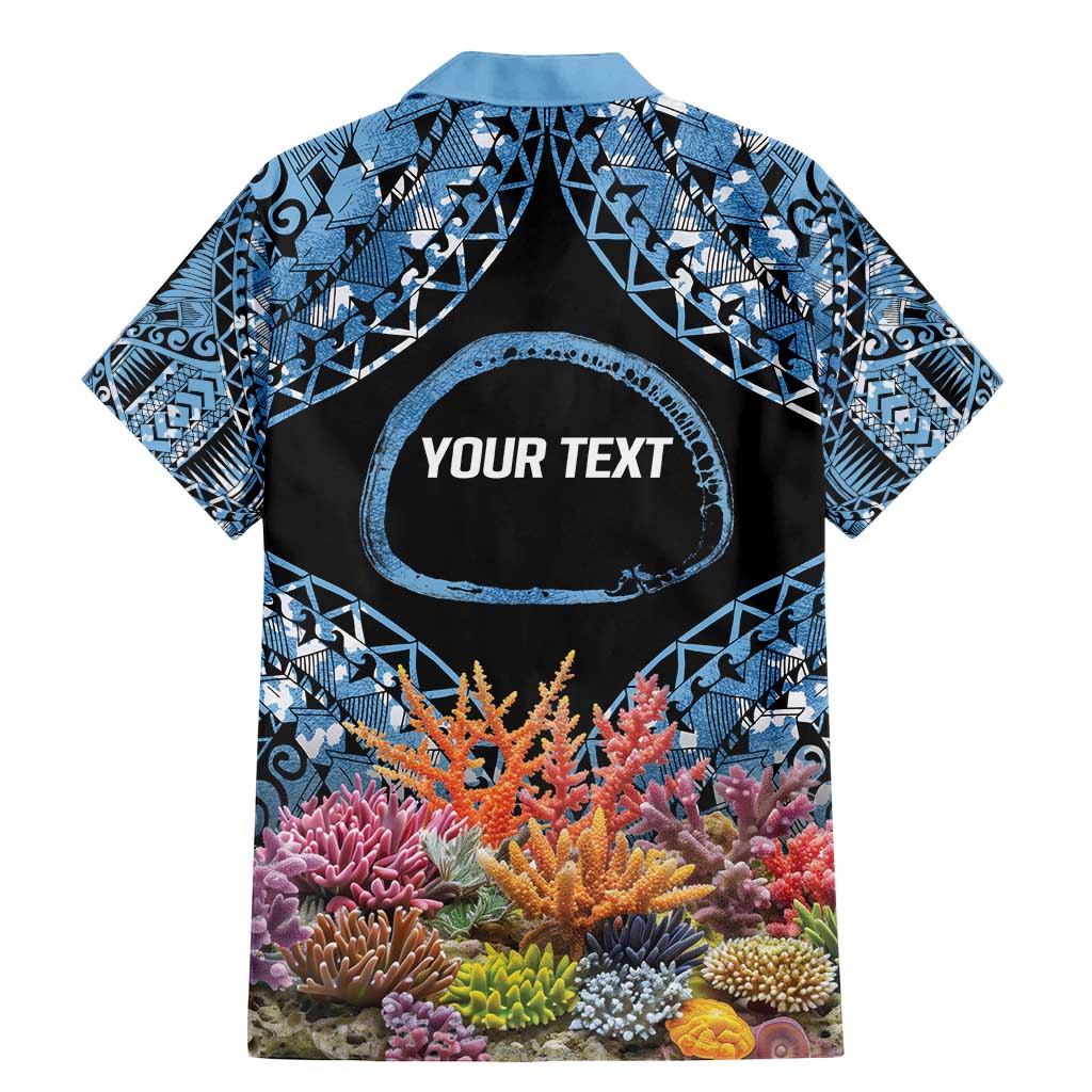 Personalised Nukuoro Micronesia Atoll Family Matching Mermaid Dress and Hawaiian Shirt with Pacific Coral Reef LT9 - Polynesian Pride