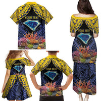 Tokelau Atafu Atoll Personalised Family Matching Puletasi and Hawaiian Shirt Pacific Coral Reef Vibe LT9 - Polynesian Pride