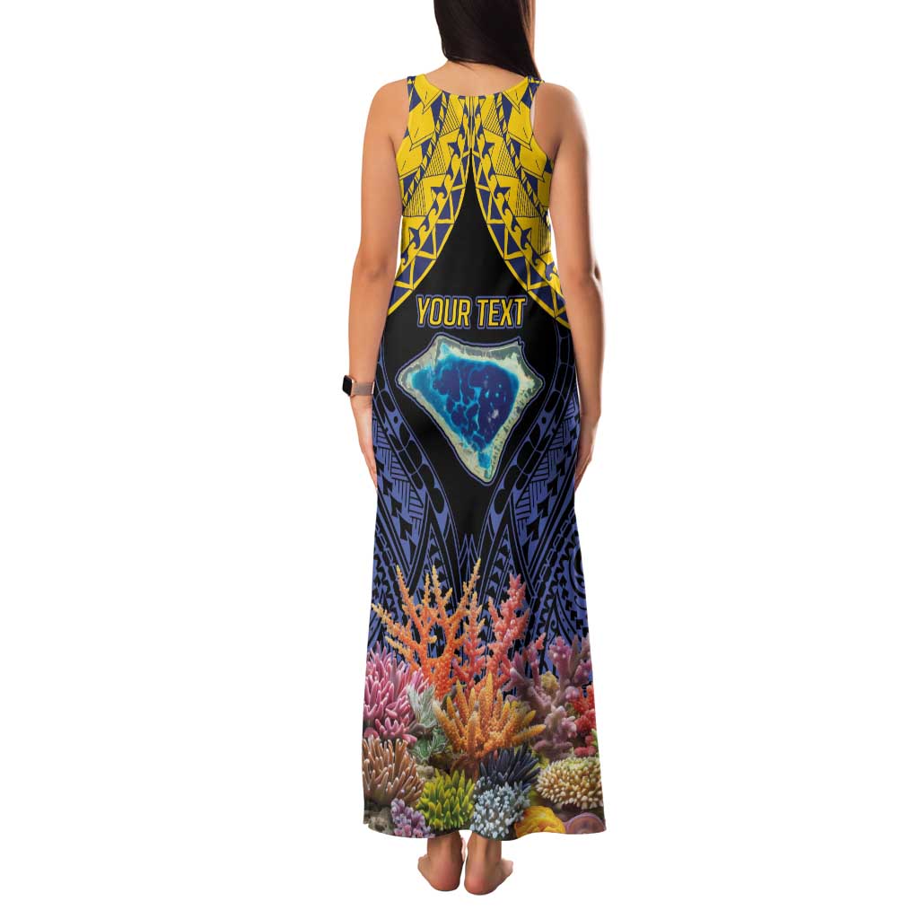 Tokelau Atafu Atoll Personalised Family Matching Tank Maxi Dress and Hawaiian Shirt Pacific Coral Reef Vibe LT9 - Polynesian Pride
