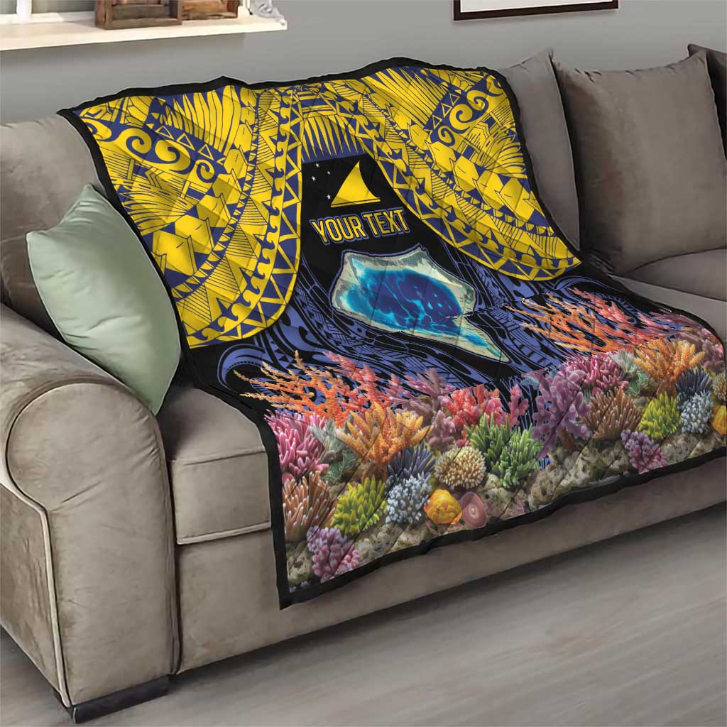 Tokelau Atafu Atoll Personalised Quilt Pacific Coral Reef Vibe