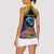 Tokelau Atafu Atoll Personalised Women Sleeveless Polo Shirt Pacific Coral Reef Vibe