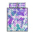 Vintage Hawaii Quilt Bed Set Hibiscus Tapa Tribal With Hawaiian Quilt Pattern Purple LT9 Purple - Polynesian Pride