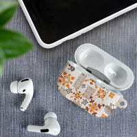Hawaii Tapa Tribal AirPods Case With Hawaiian Quilt Pattern Gold - Polynesian Pride
