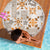 Hawaii Tapa Tribal Beach Blanket With Hawaiian Quilt Pattern Gold LT9 - Wonder Print Shop