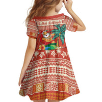 Hawaii Mele Kalikimaka Family Matching Off Shoulder Maxi Dress and Hawaiian Shirt Surfing Santa Funny Christmas LT9 - Polynesian Pride