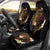 Personalised Papua New Guinea Sepik Car Seat Cover Plumeria Floral Tribal Pattern - Polynesian Pride