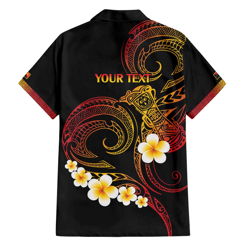 Personalised Papua New Guinea Sepik Family Matching Short Sleeve Bodycon Dress and Hawaiian Shirt Plumeria Floral Tribal Pattern LT9 - Polynesian Pride