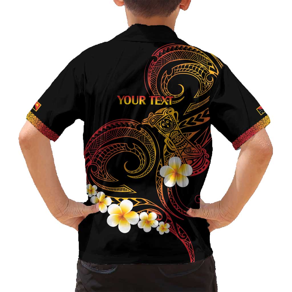 Personalised Papua New Guinea Sepik Family Matching Summer Maxi Dress and Hawaiian Shirt Plumeria Floral Tribal Pattern LT9 - Polynesian Pride