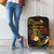 Personalised Papua New Guinea Sepik Luggage Cover Plumeria Floral Tribal Pattern - Polynesian Pride