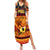 PNG Hamamas Krismas Summer Maxi Dress Papua New Guinea Bird Of Paradise Merry Christmas Black Style LT9 Women Black - Polynesian Pride