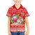Personalised Hawaii Mele Kalikimaka Family Matching Off Shoulder Maxi Dress and Hawaiian Shirt Santa Beach Merry Christmas LT9 Son's Shirt Red - Polynesian Pride