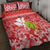 Personalised Hawaii Mele Kalikimaka Quilt Bed Set Santa Claus and Hula Dancing Merry Christmas LT9 - Polynesian Pride