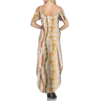 Hawaiian Ohia Lehua Lei Family Matching Summer Maxi Dress and Hawaiian Shirt Plaid Palaka Ahiehie Pattern LT9 - Polynesian Pride
