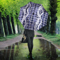 Hawaiian Ohia Lehua Lei Umbrella Plaid Palaka Uliuli hohonu Pattern LT9 - Polynesian Pride