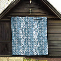 Hawaiian Ohia Lehua Lei Quilt Plaid Palaka Uliuli Omaomao Pattern - Polynesian Pride