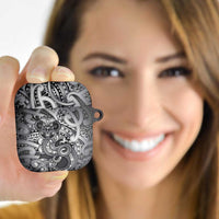 Aotearoa Maori Hei Tiki AirPods Case Kiwikiwi Kowhaiwhai Puhoro Motif