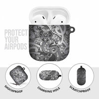 Aotearoa Maori Hei Tiki AirPods Case Kiwikiwi Kowhaiwhai Puhoro Motif
