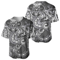 Aotearoa Maori Hei Tiki Baseball Jersey Kiwikiwi Kowhaiwhai Puhoro Motif