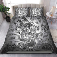 Aotearoa Maori Hei Tiki Bedding Set Kiwikiwi Kowhaiwhai Puhoro Motif