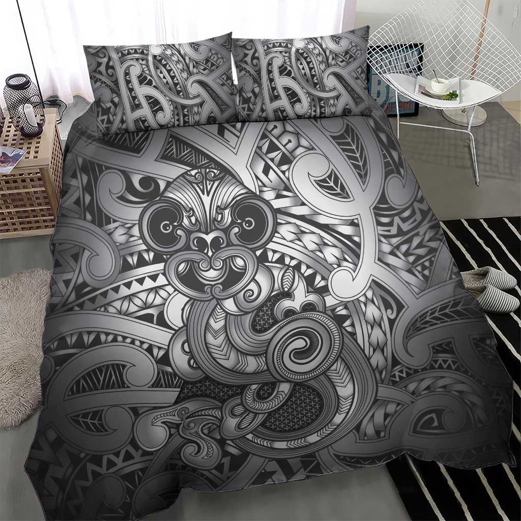 Aotearoa Maori Hei Tiki Bedding Set Kiwikiwi Kowhaiwhai Puhoro Motif