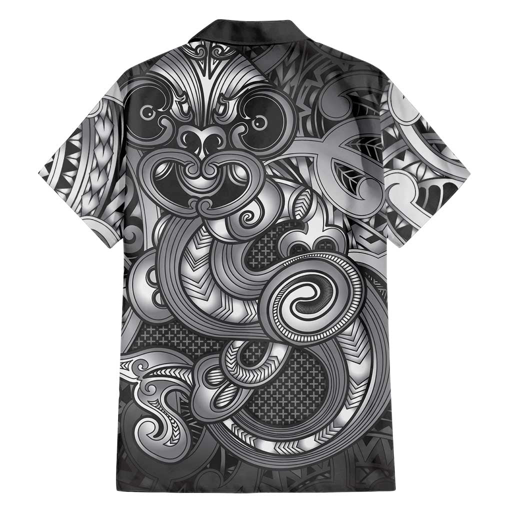 Aotearoa Maori Hei Tiki Family Matching Mermaid Dress and Hawaiian Shirt Kiwikiwi Kowhaiwhai Puhoro Motif LT9 - Polynesian Pride
