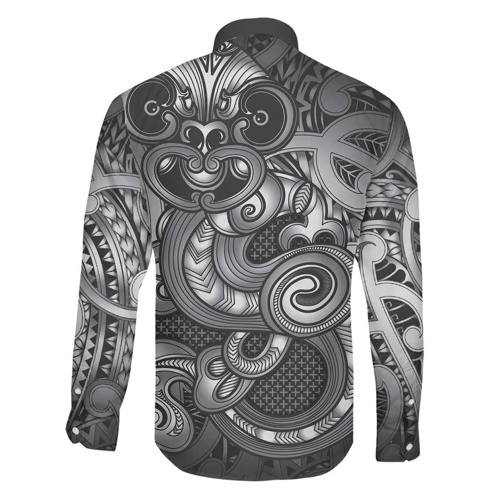 Aotearoa Maori Hei Tiki Family Matching Puletasi and Hawaiian Shirt Kiwikiwi Kowhaiwhai Puhoro Motif LT9 - Polynesian Pride