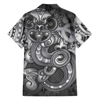 Aotearoa Maori Hei Tiki Family Matching Tank Maxi Dress and Hawaiian Shirt Kiwikiwi Kowhaiwhai Puhoro Motif LT9 - Polynesian Pride