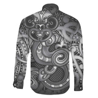 Aotearoa Maori Hei Tiki Family Matching Tank Maxi Dress and Hawaiian Shirt Kiwikiwi Kowhaiwhai Puhoro Motif LT9 - Polynesian Pride