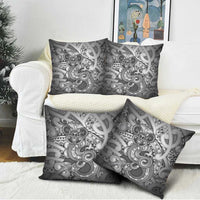 Aotearoa Maori Hei Tiki Pillow Cover Kiwikiwi Kowhaiwhai Puhoro Motif