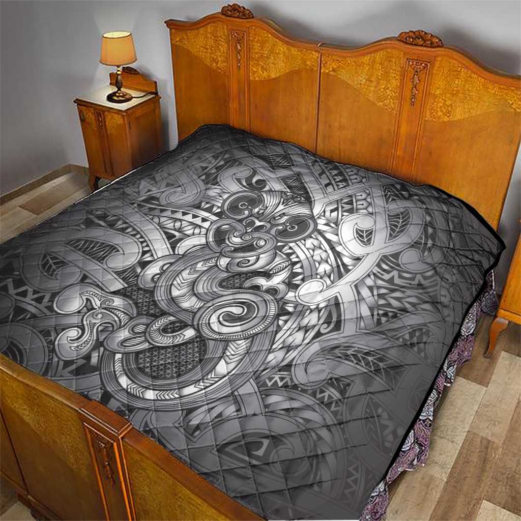 Aotearoa Maori Hei Tiki Quilt Kiwikiwi Kowhaiwhai Puhoro Motif