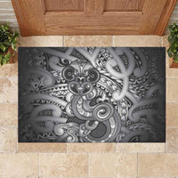Aotearoa Maori Hei Tiki Rubber Doormat Kiwikiwi Kowhaiwhai Puhoro Motif